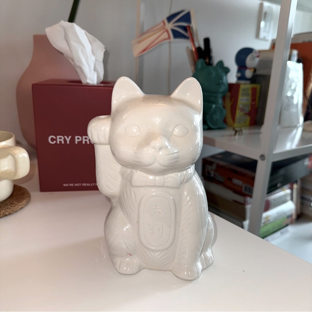 Lucky Cat Tiki Cocktail glass